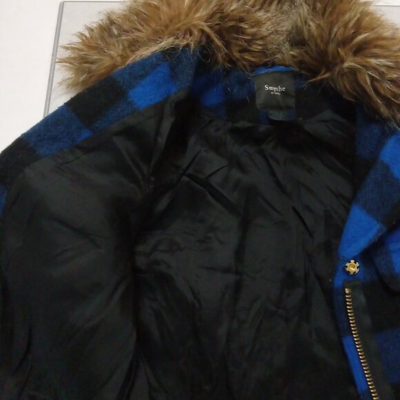 SMYTHE | Wool Jacket with Removable Faux-Fur Collar - Picture 8 of 11